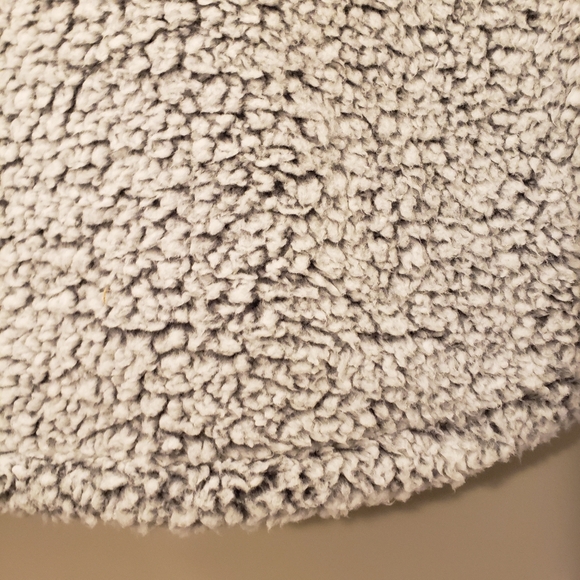 NWT Eddie Bauer Womens Turtleneck Fireside Funnel Plush Pullover Shirt Gray XL - Picture 6 of 8